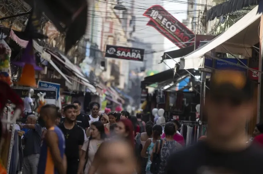 O mercado popular do Saara, no centro do Rio
