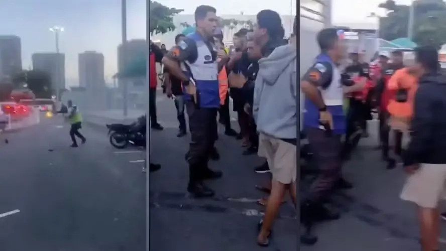 Policial do Segurança presente atira durante confusão com entregadores em frente ao BarraShopping