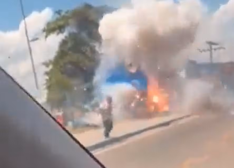 Barraca com fogos de artifício estava no bairro Parque dos Ferreiras