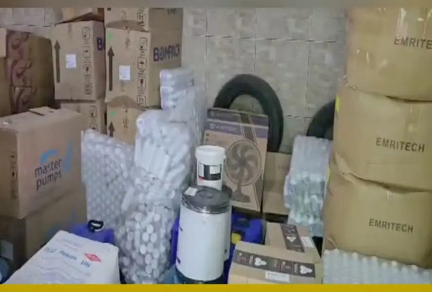 Fábrica clandestina de cosméticos