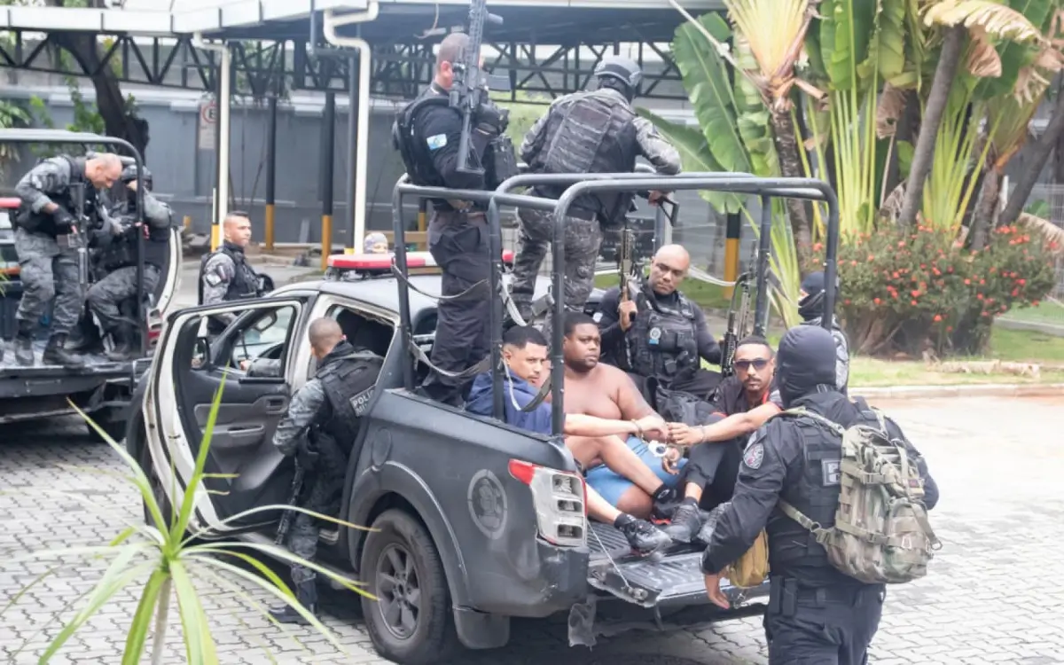 Parte das câmeras de policias que atuaram na Operação Contenção apresentou problemas