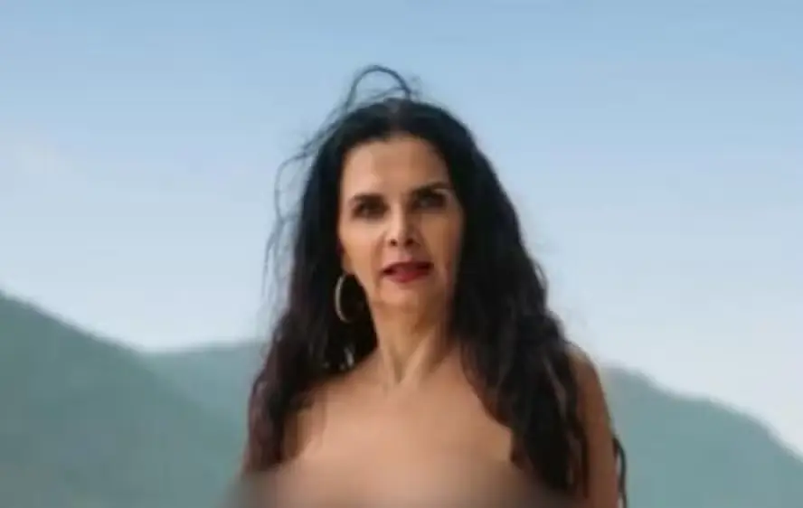 Luiza Ambiel posa nua