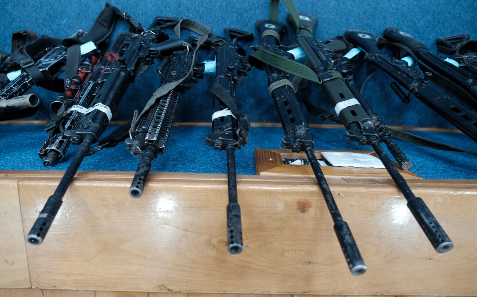 Armas apreendidas em megaoperação no rio