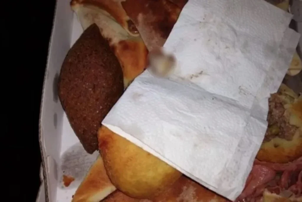 dedo encontrado em salgado de delivery