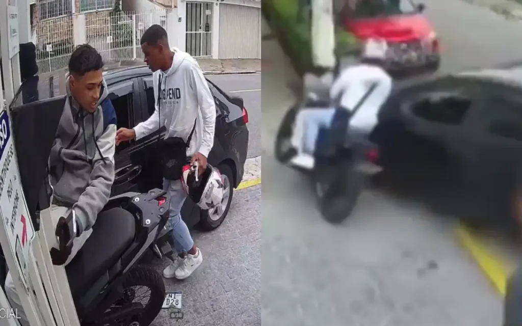 Motorista atropela dupla de assaltantes