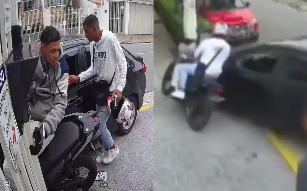 Motorista atropela dupla de assaltantes