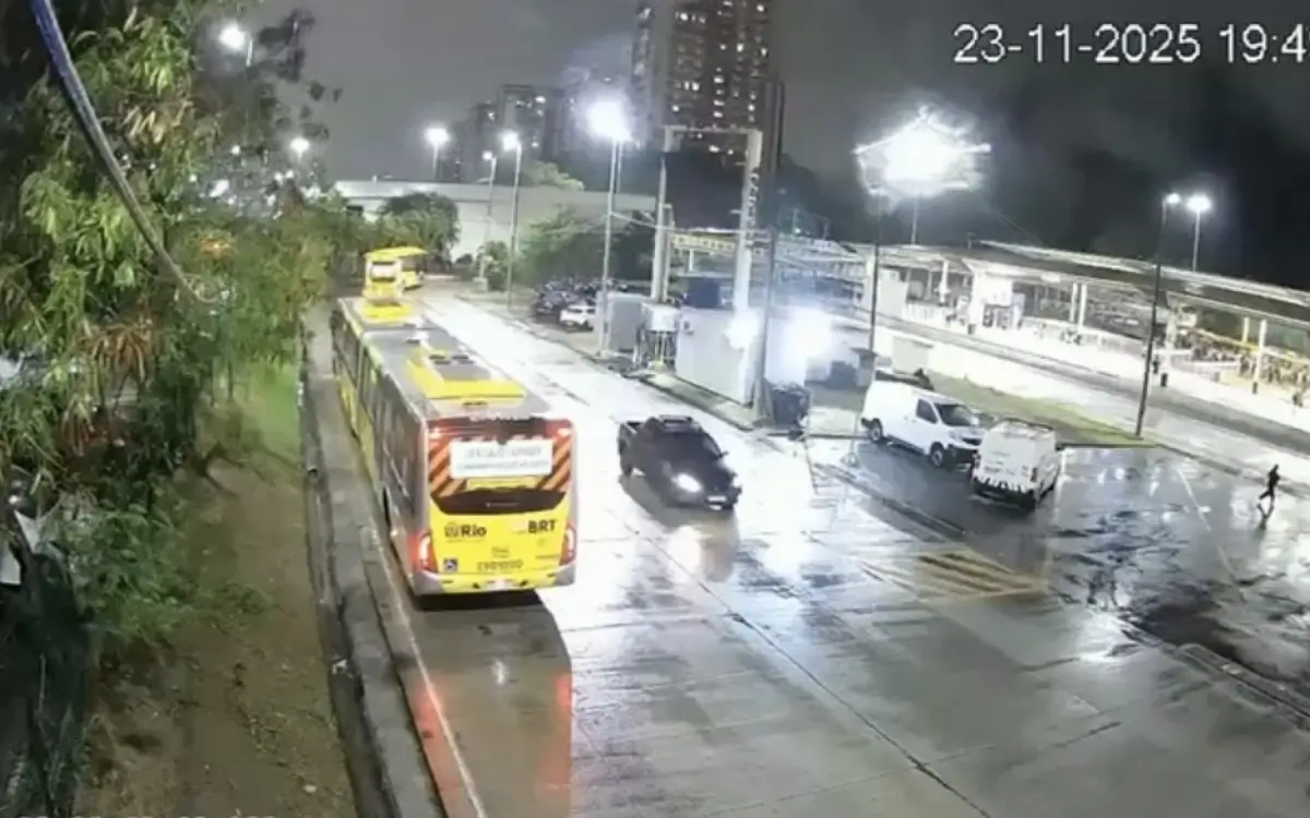 Homem invadiu área exclusiva do BRT