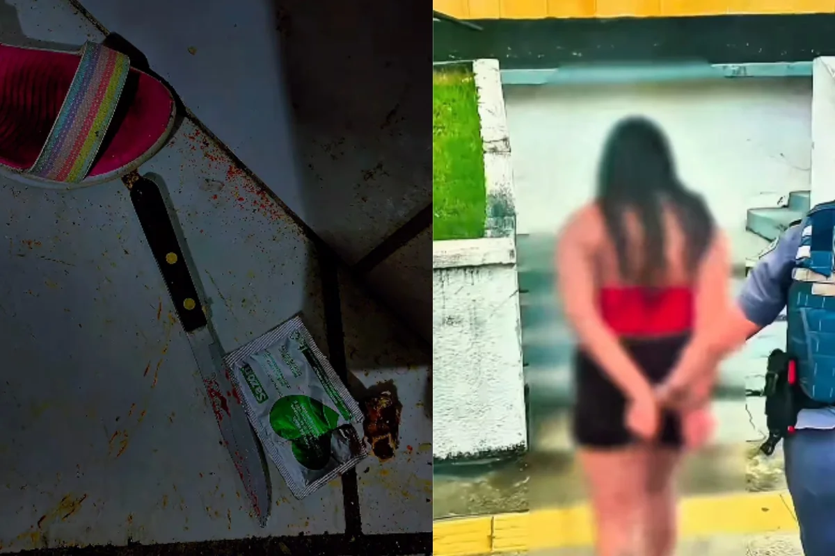 mulher presa por matar companheiro