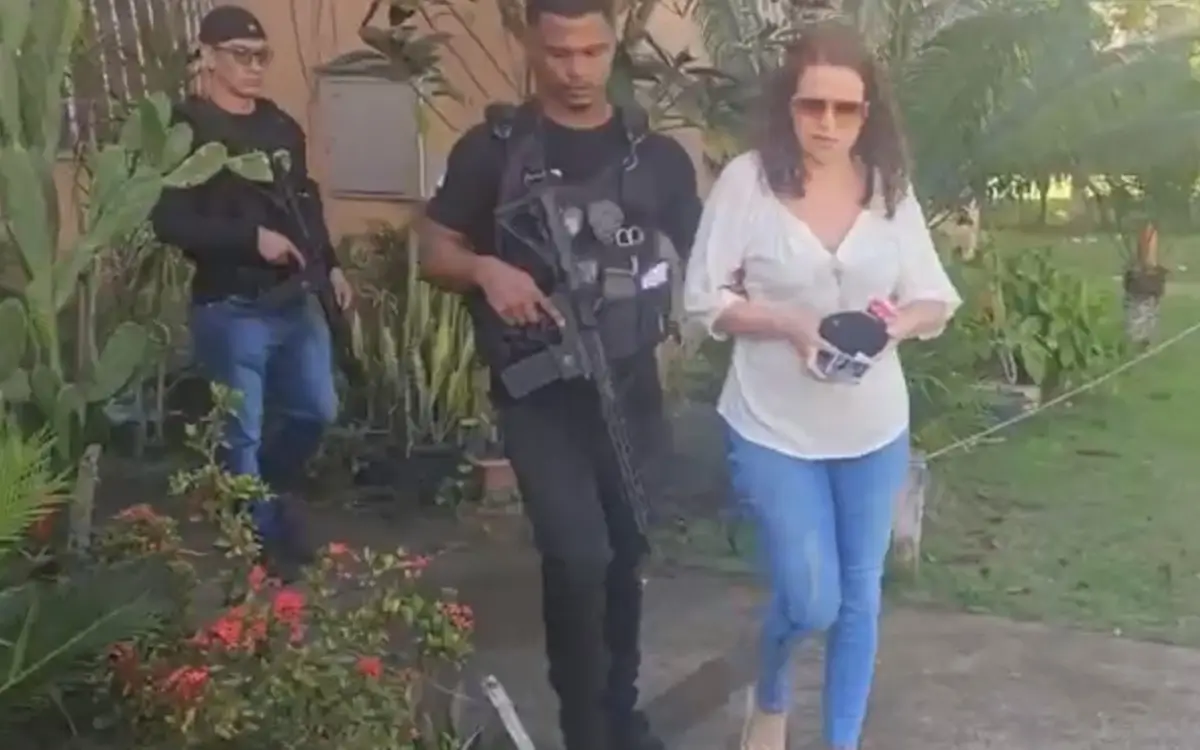 Priscila Costa foi presa