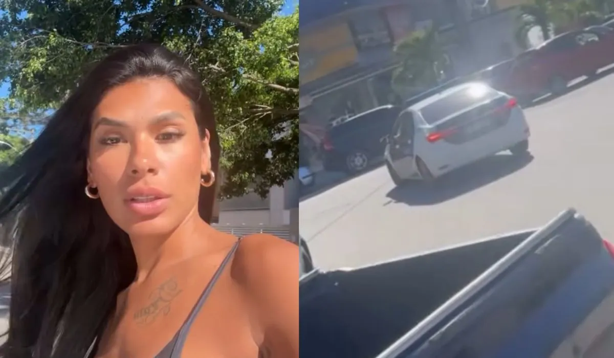 policial chama Pocah de baranga