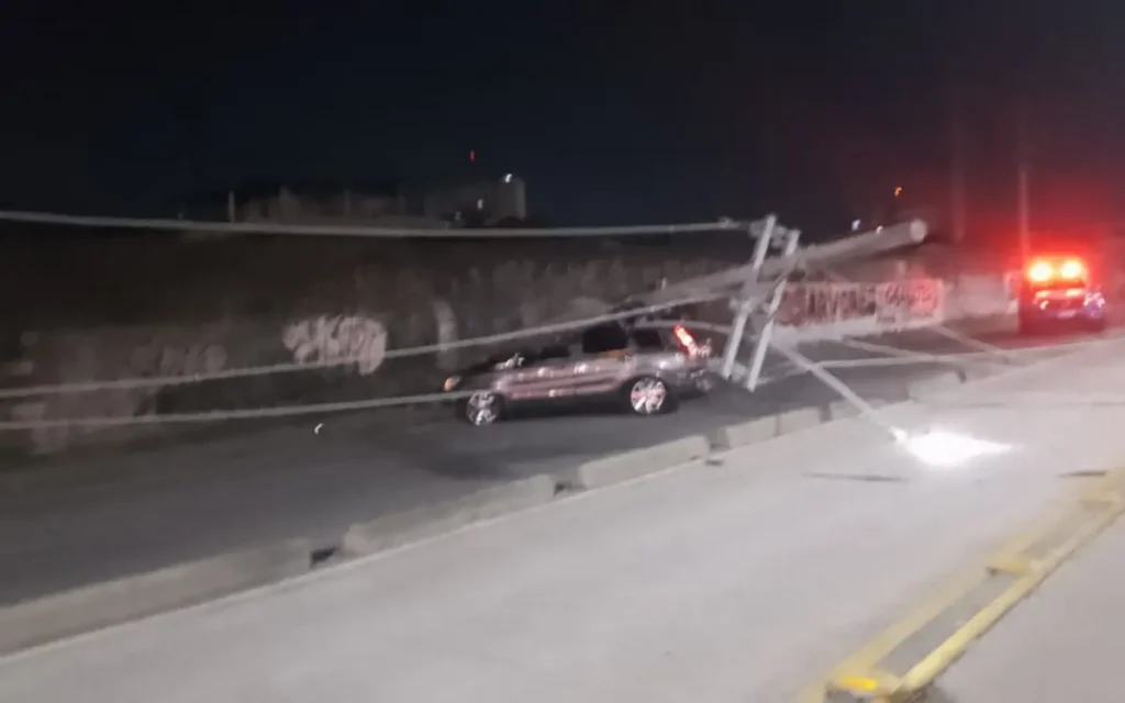 Acidente com carro em Olaria
