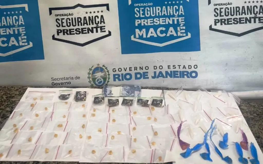 Apreensão de drogas em Macaé