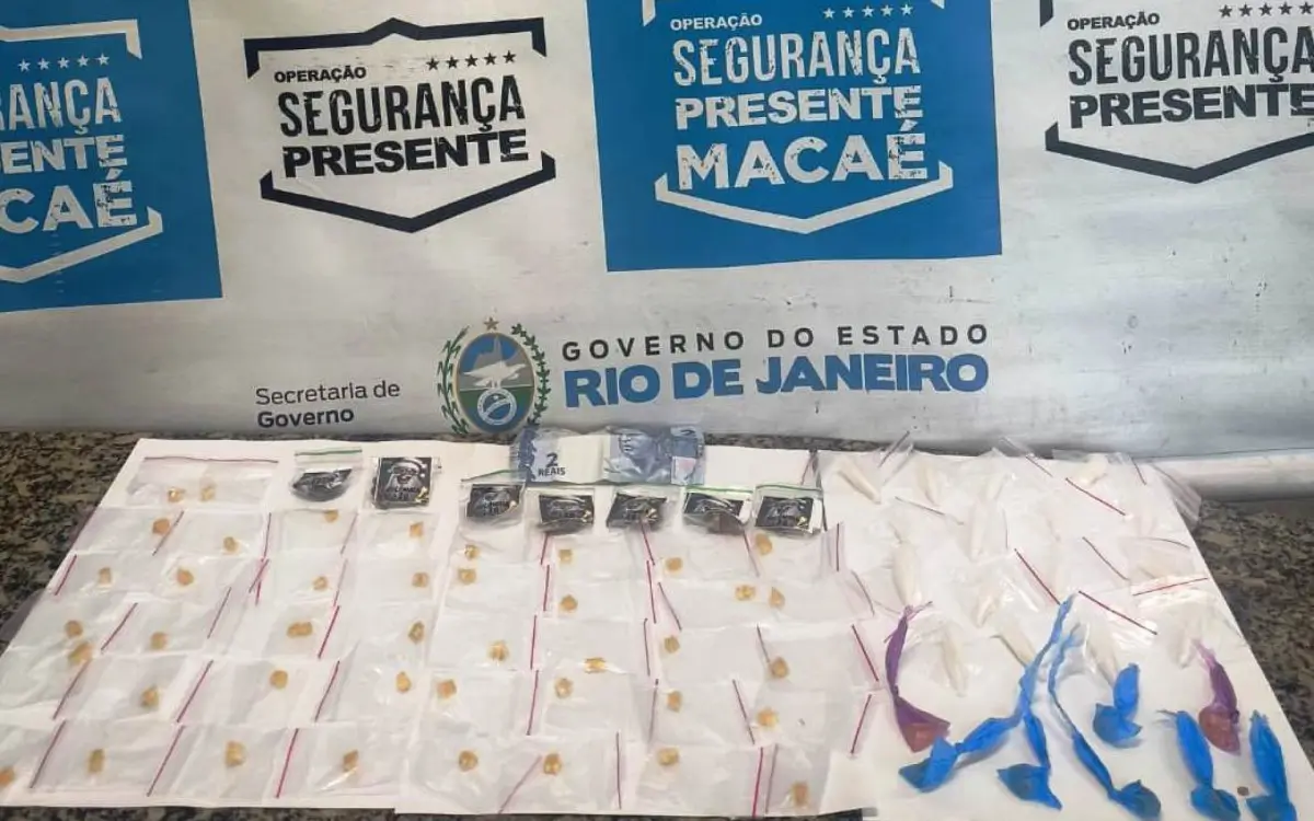 Apreensão de drogas em Macaé