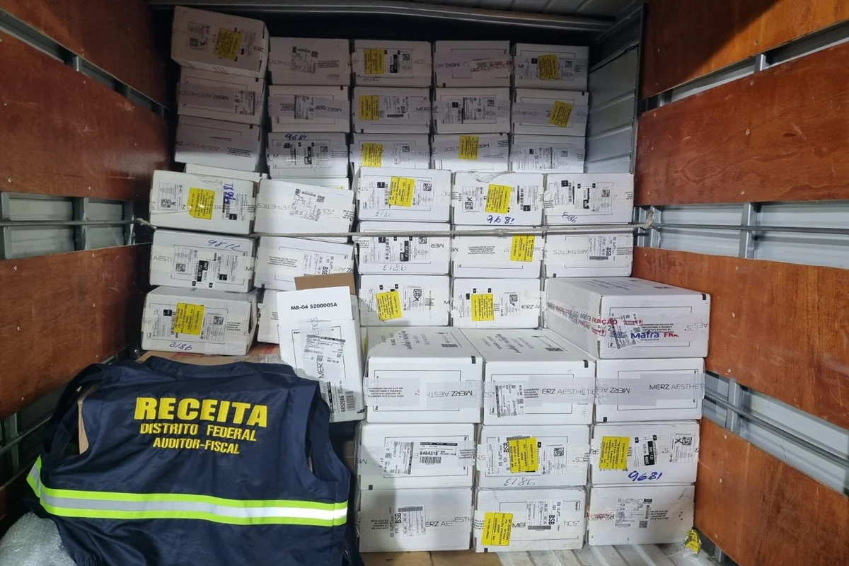 Botox ilegal apreendido pela Receita do DF