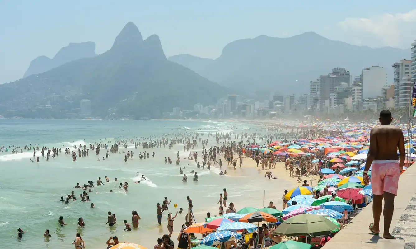 Calor extremo no Rio