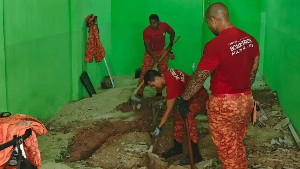 Corpo foi concretado em loja na Zona Oeste