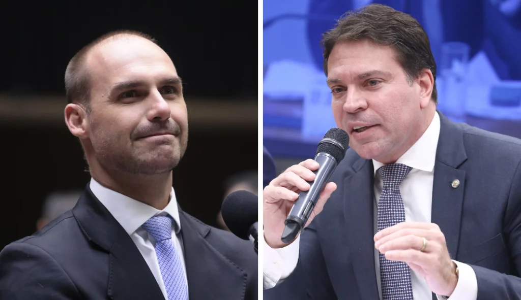 Eduardo Bolsonaro e Alexandre Ramagem