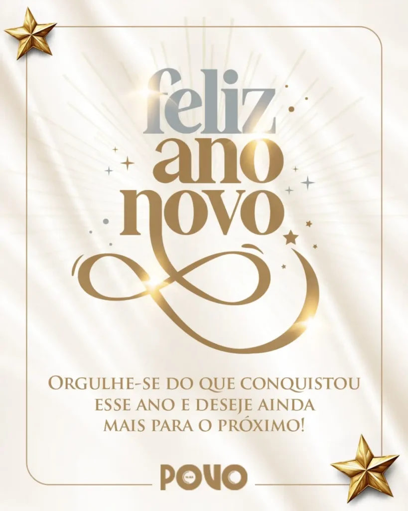 Feliz Ano Novo Jornal o Povo Na Rua