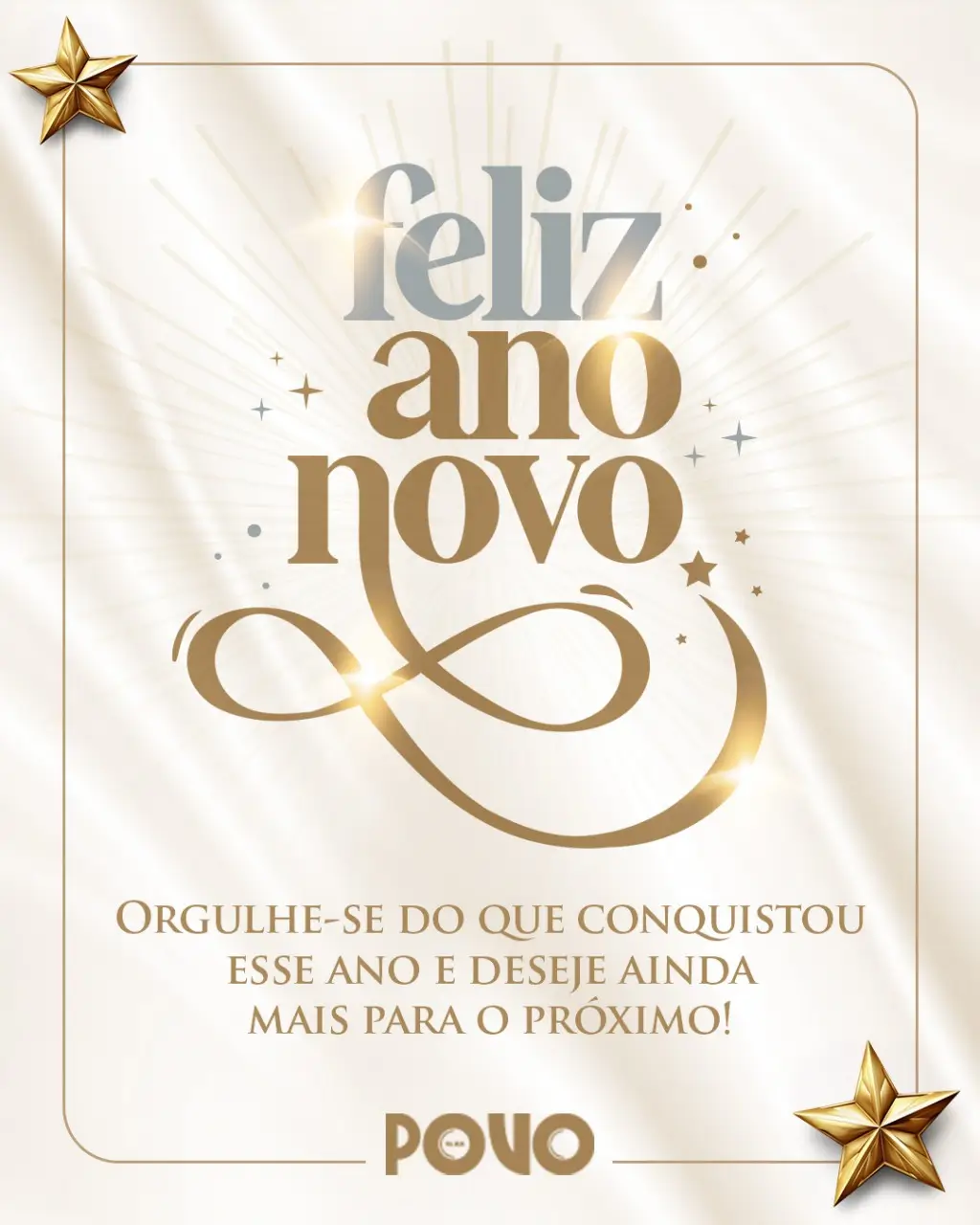 Feliz Ano Novo Jornal o Povo Na Rua