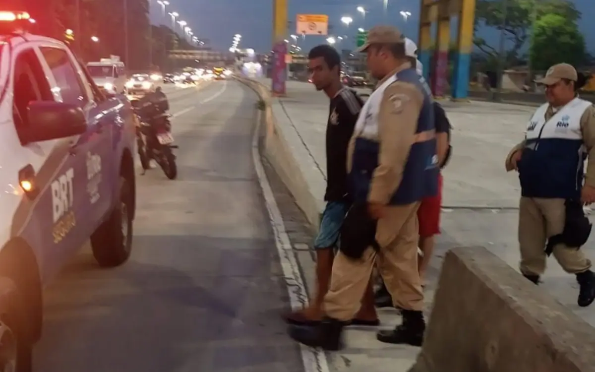 Gerson Willian Costa Machado foi levado por agentes do BRT Seguro