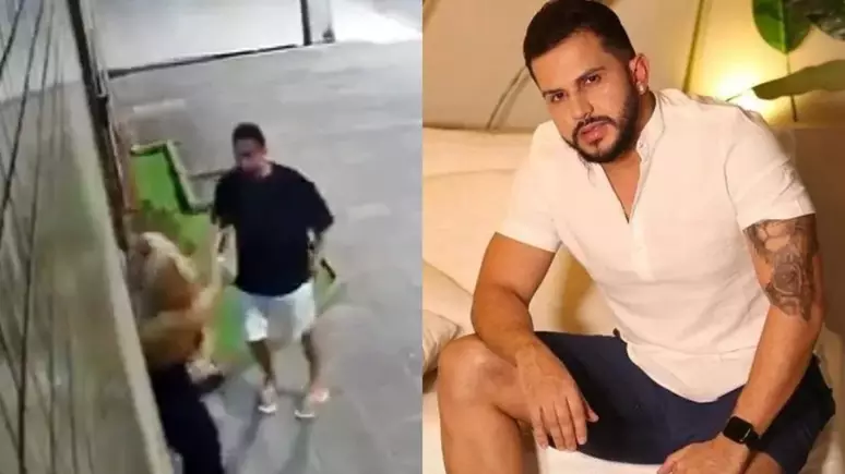 Irmão de Lucas Guimarães é flagrado agredindo a namorada