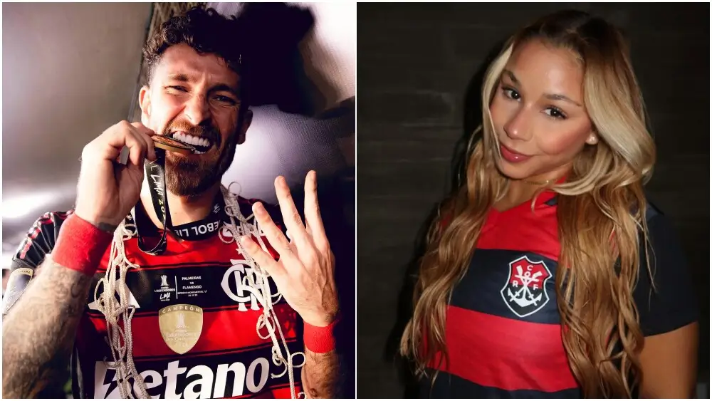 Léo Pereira e Flávia Saraiva