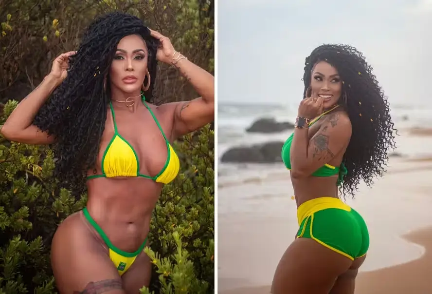 Rosiane Pinheiro de biquíni