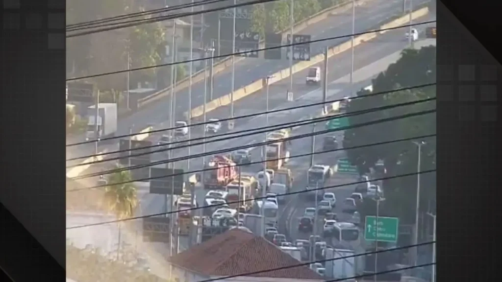 Acidente na Avenida Brasil