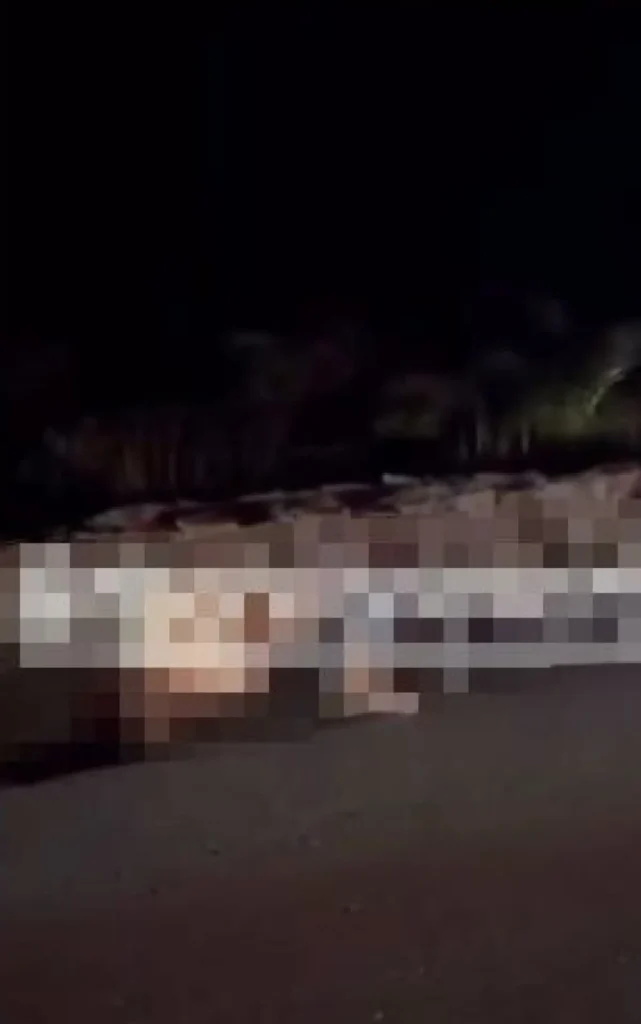 A vítima foi encontrada no asflato, na Avenida Lúcio Costa