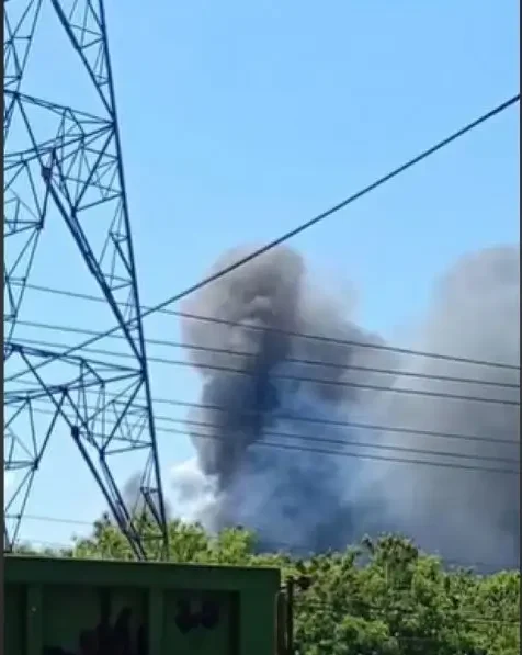 incêndio em fábrica de colchões em Paciência