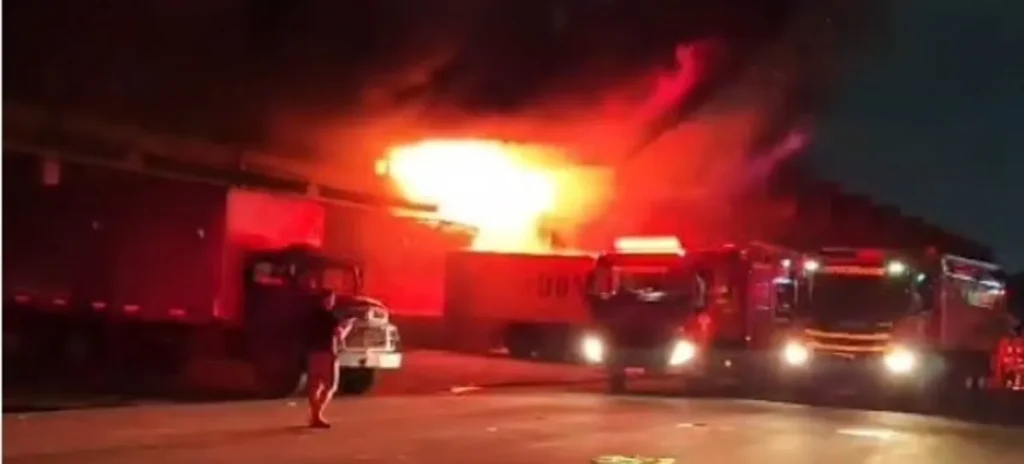 incêndio na Ceasa
