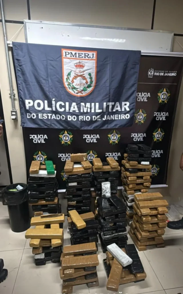 Polícia apreende cerca de 200 kg de drogas