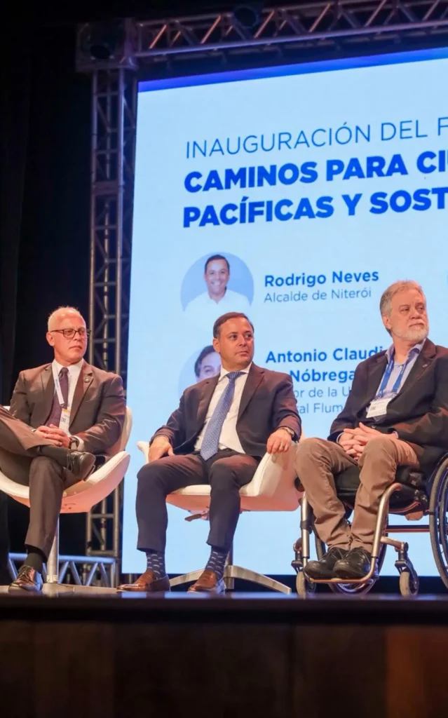 Prefeito Rodrigo Neves participa de abertura de fórum internacional sobre segurança pública