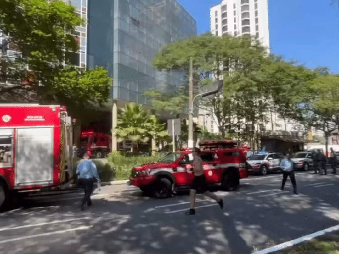 Princípio de incêndio mobiliza bombeiros no Hospital Albert Einstein