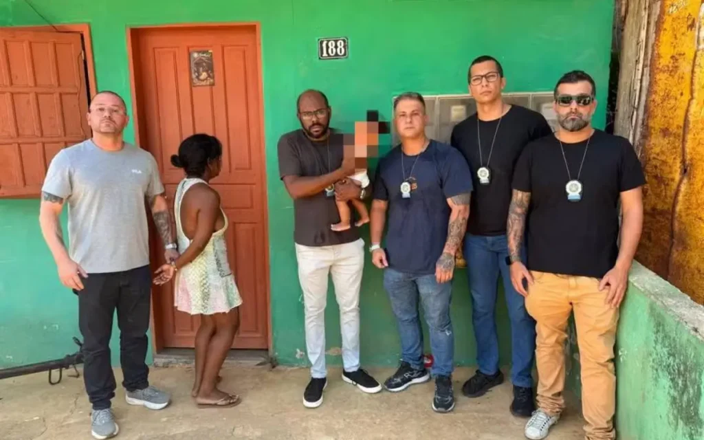 A bebê foi encontrada em Minas Gerais