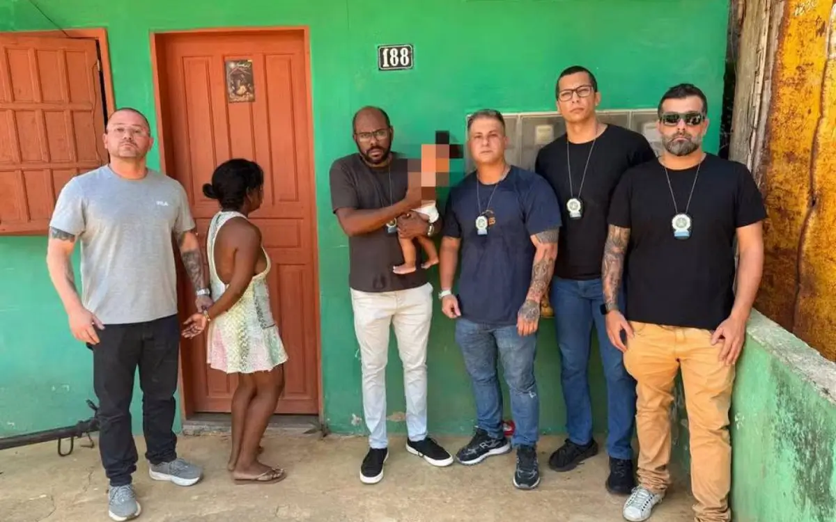 A bebê foi encontrada em Minas Gerais