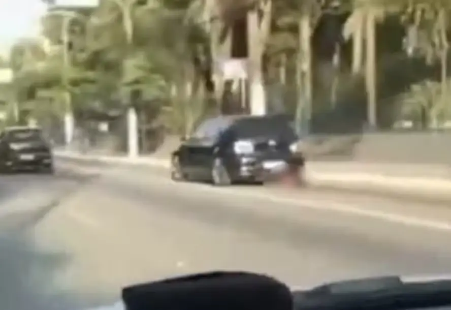 Mulher é arrastada por carro na Marginal Tietê