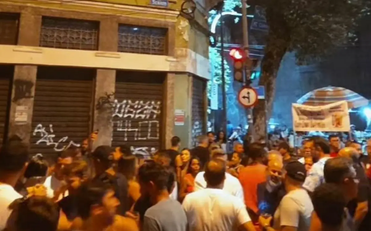vazamento de gás na Rua do Senado