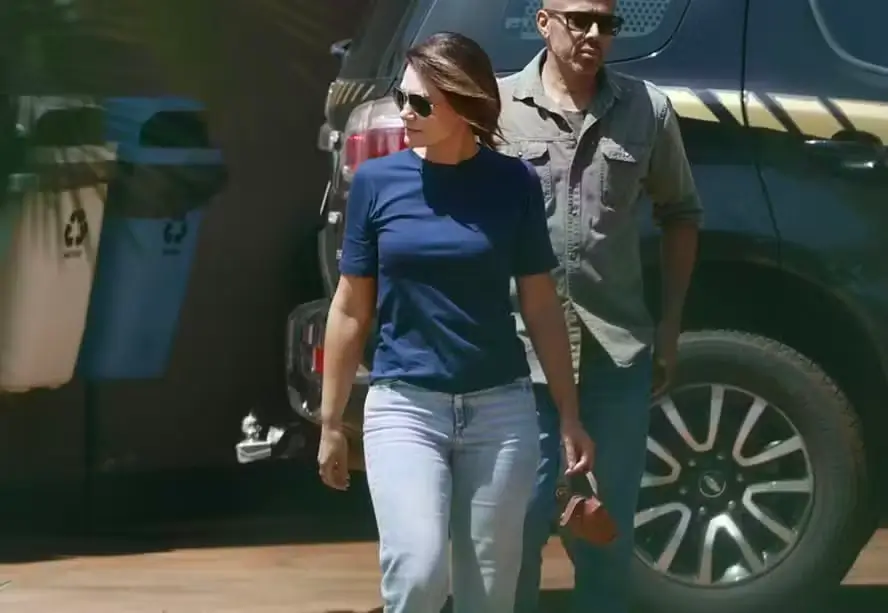 Michelle Bolsonaro visita o marido na PF