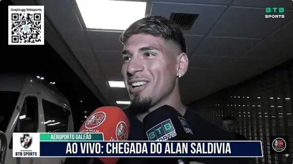 Alan Saldivia desembarca no Rio