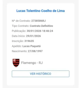 BID de Lucas Paquetá no Flamengo