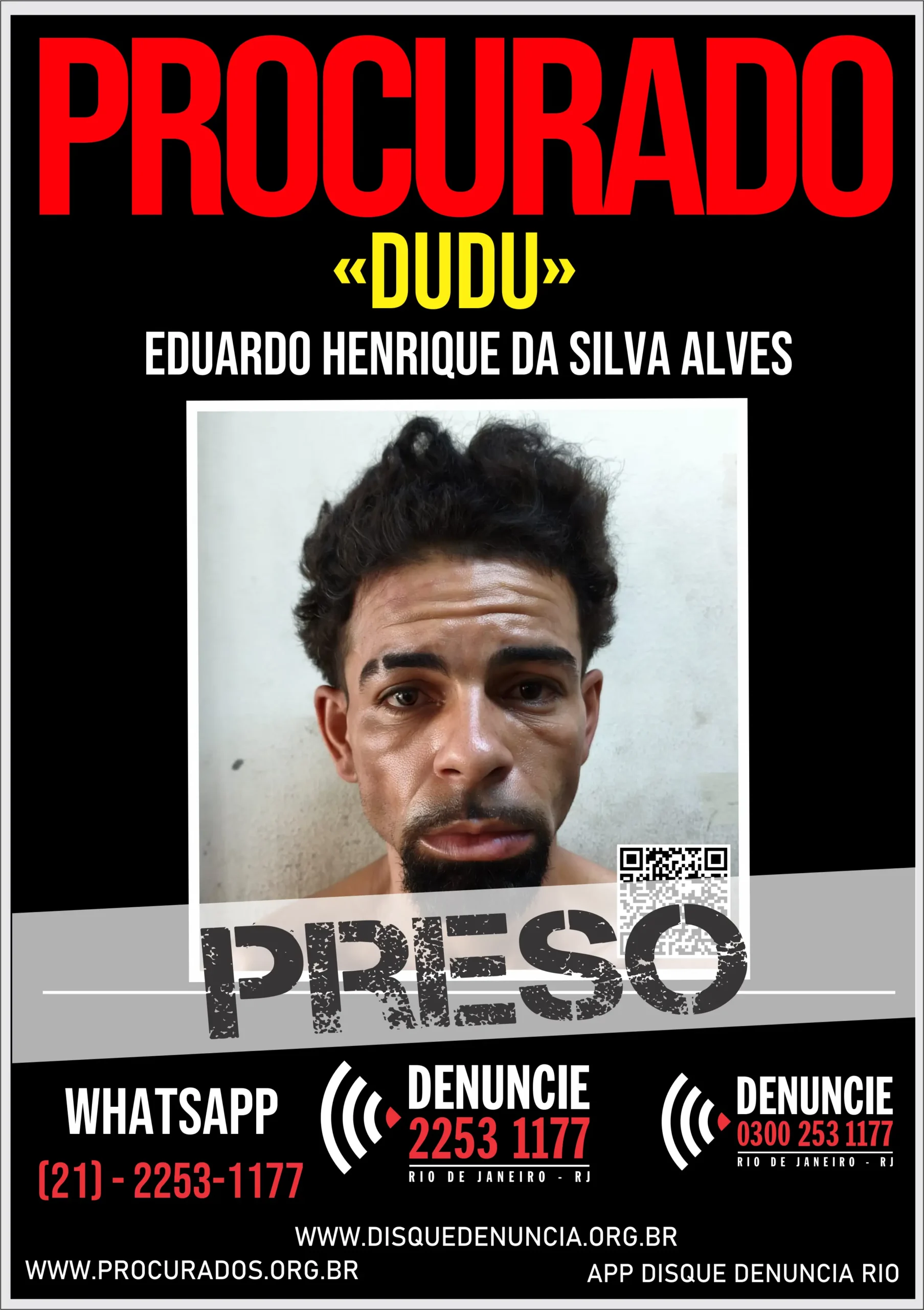 Cartaz do Disque Denuncia