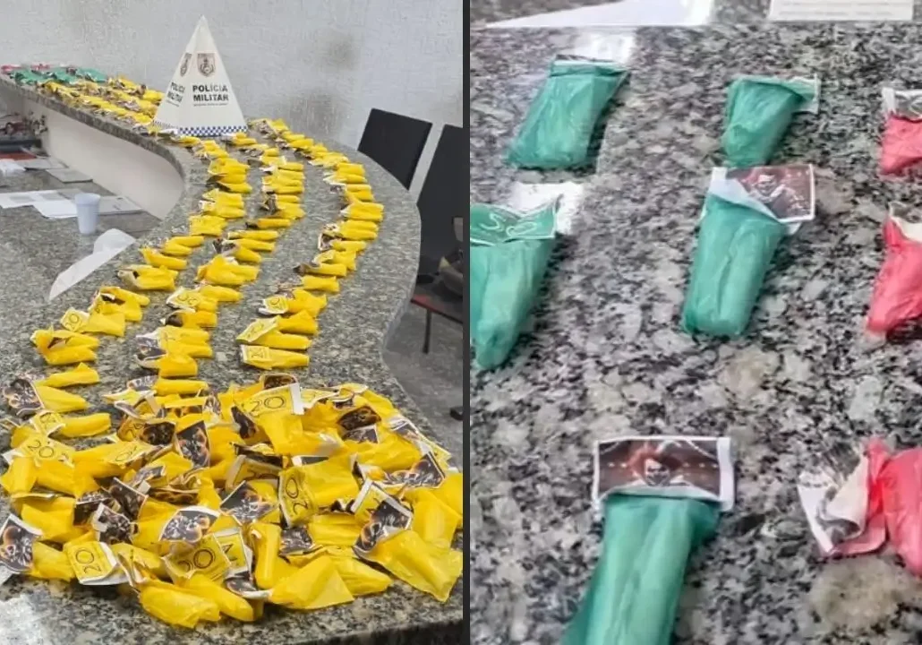 Cocaína apreendida em Macaé