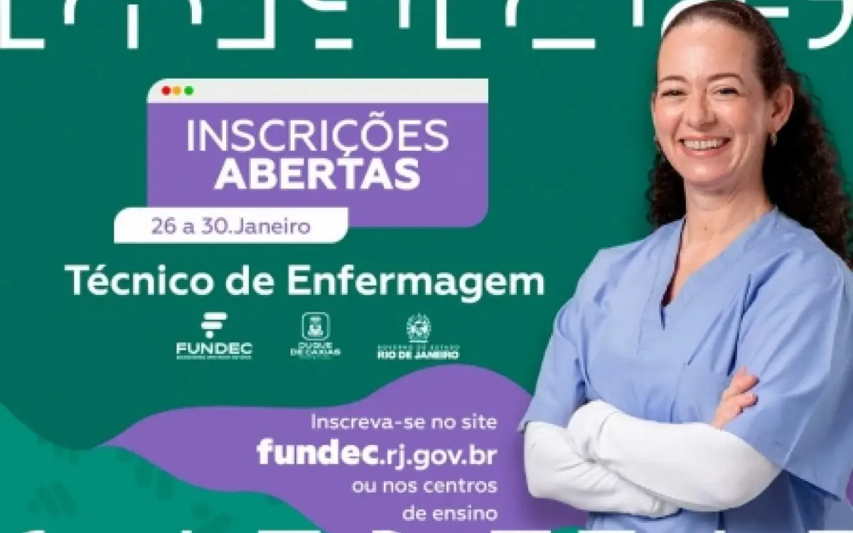 Fundec oferece curso gratuito de técnico de enfermagem
