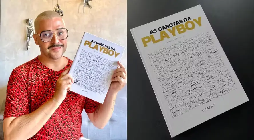 Lucas Hit é o autor do livro 'As garotas da Playboy"