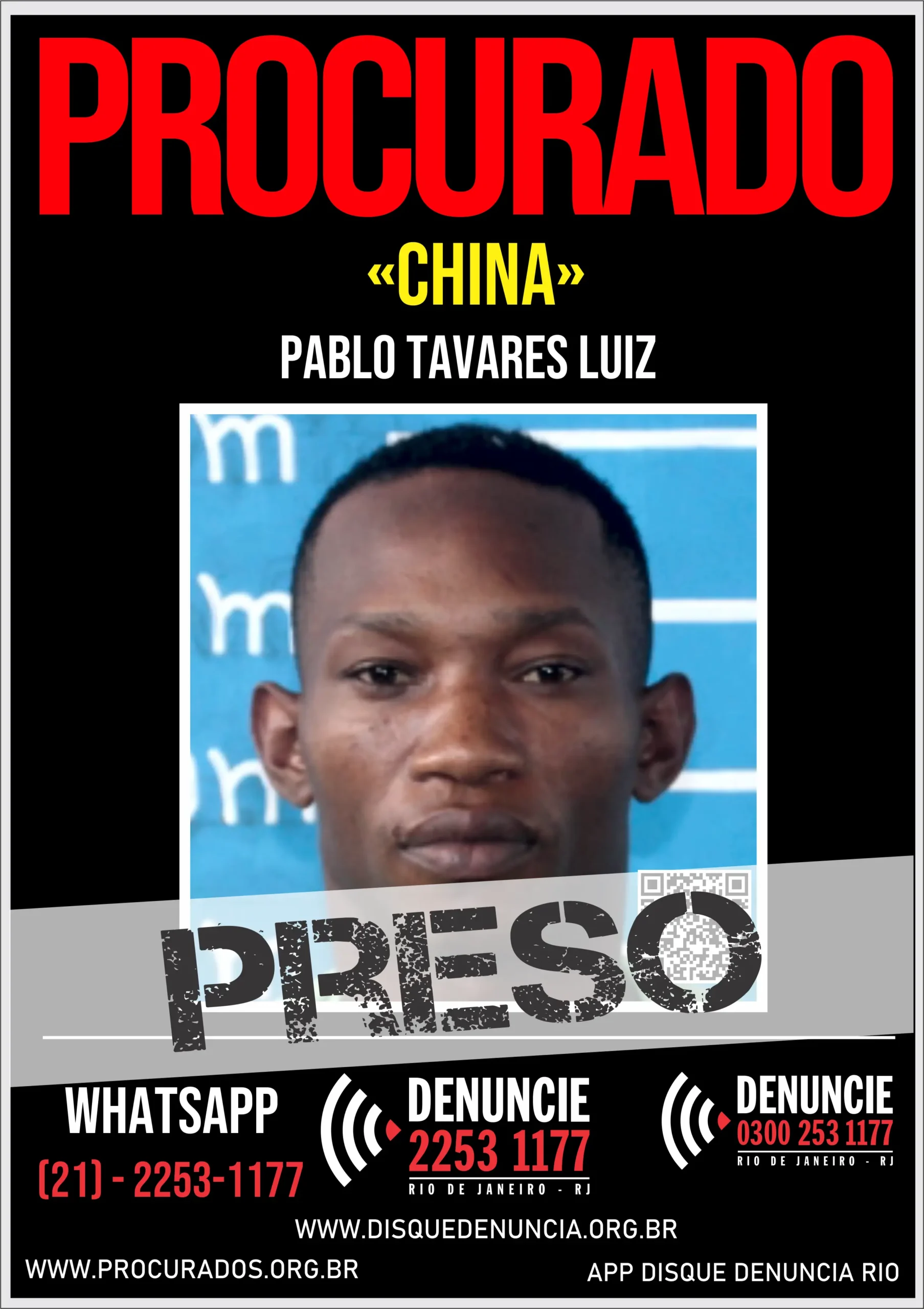 Cartaz do Disque Denúncia