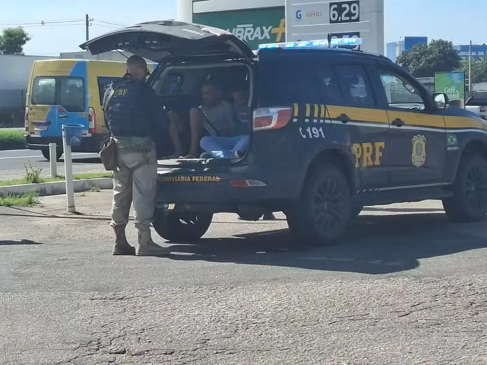 Sequestradores presos pela PRF