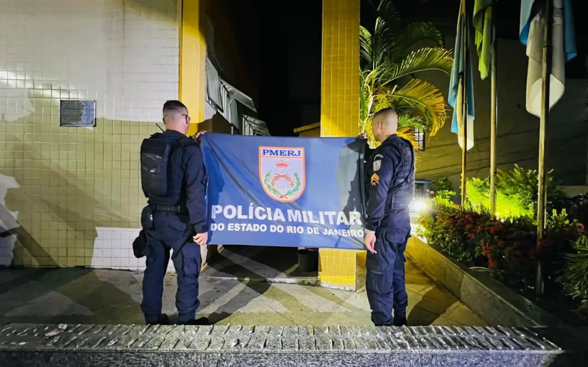 Material apreendido pelos policiais