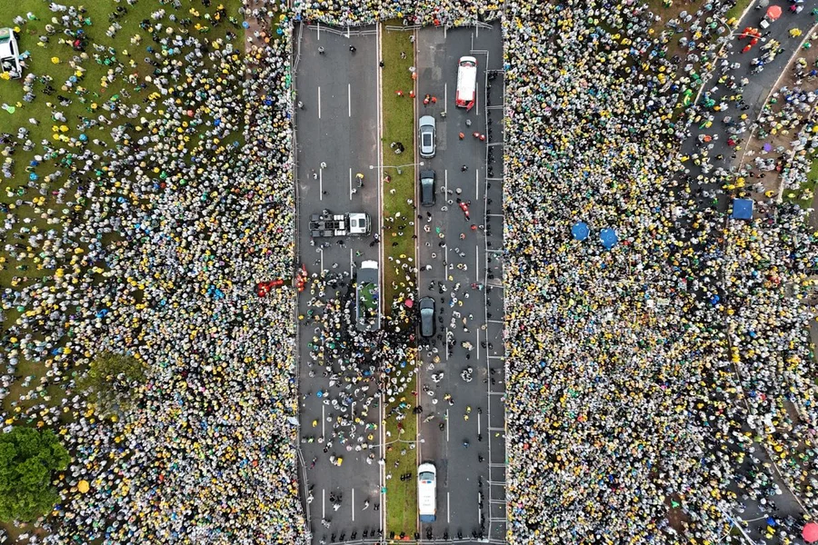 ato de Nikolas em Brasília