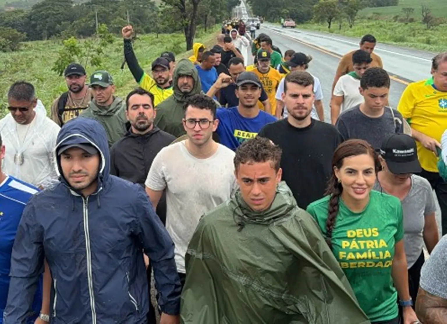 caminhada de Nikolas Ferreira até Brasília